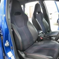 エアロ・アルミ付き！ハーフレザーシートでカッコイイ！青色の車体で...