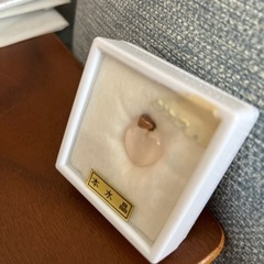 本水晶★ペンダントトップ★ハート★新品の画像