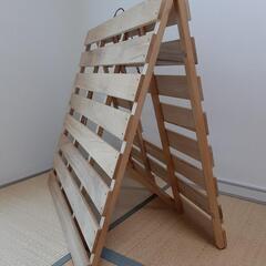《折り畳みすのこベッド・シングルサイズ》