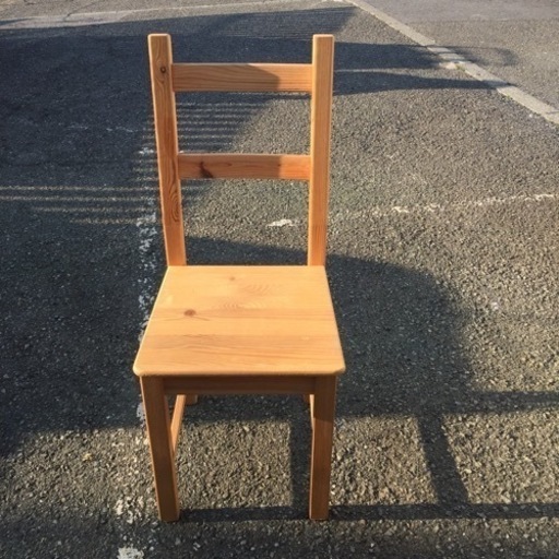 ★ IKEA イケア ★ ダイニングチェア IVAR パイン材 クッション付