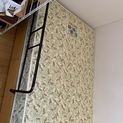 シングルベット　マットレスつきの画像