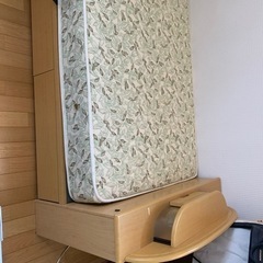 シングルベット　マットレスつきの画像