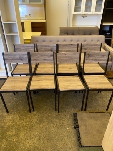 203⭐️アイアンチェア8脚