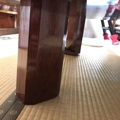 値下げ交渉歓迎　中古　カリン　座卓の画像