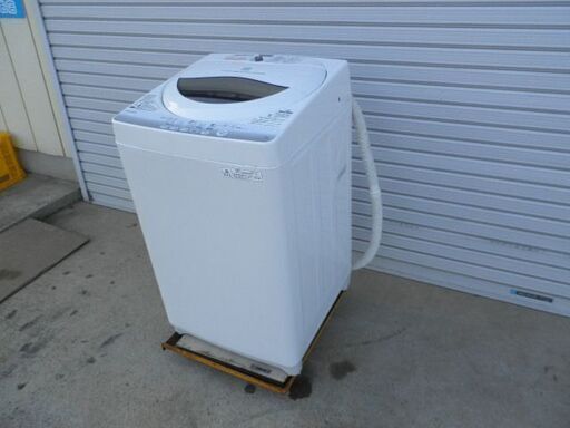 東芝 全自動洗濯機 ５㎏ ピュアホワイト AW-50GM ２０１４年 美品