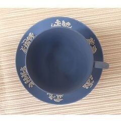 札幌【ウェッジウッド ジャスパー カップ＆ソーサー】ペールブルー ティーカップ 洋食器 素焼き Wedgwood 本郷通店の画像