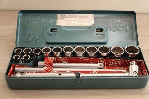 ソケットレンチ インチセット 工具箱 KTC (HD1237akxY)