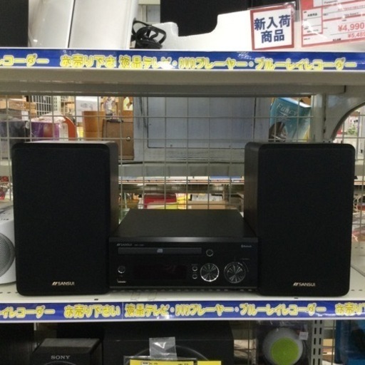 【✨Bluetooth対応❗️✨CD/BT❗️✨】定価¥25,443  SANSUI  CD/BTコンポ  SMC-150BT  Bluetooth  CDステレオ  AV家電