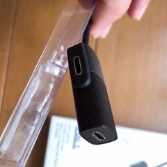 【新品】iPhone ヘッドホンアダプター　Dual Lightning（充電しながら音楽をAUX出力できます！）の画像