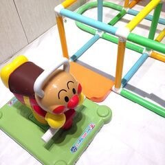 ★5440★アンパンマン NEWロッキングパーク アガツマ 室内用 ジャングルジム 遊具 ぶらんこ すべり台 おもちゃ 知育玩具の画像