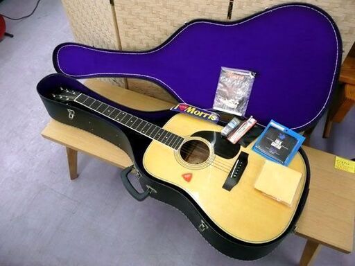 Morris アコースティックギター W-25 付属品多数 未開封弦あり アコギ 札幌市手稲区