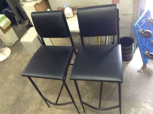 hf220519-019Z カウンターチェア メーカー不明 ２脚セット 中古 椅子 チェア