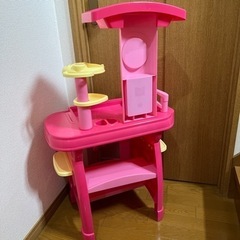 【 格安 】ミニーちゃん  おままごと キッチン ピンクの画像