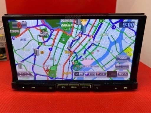 KENWOOD 最上級　MDV-727DT フルセグTV  新品バックカメラ付き く-10
