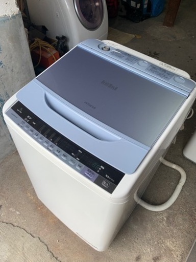 札幌市内配送無料 16年製 HITACHI 日立 ビートウォッシュ 7kg 全自動洗濯機 BW-V70A