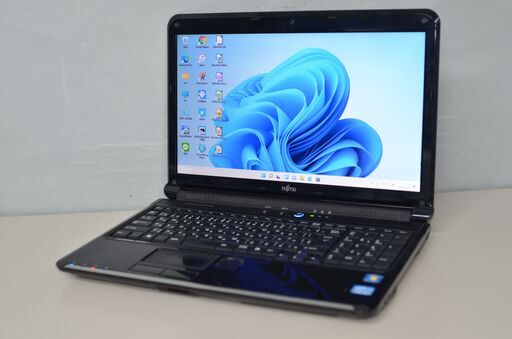 最新Windows11+office 新品爆速SSD256GB 富士通 AH56/DN 高性能 第二世代i5/メモリ4GB/15.6インチ/無線内蔵/ブルーレイ/便利なソフト多数