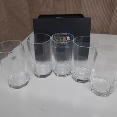 たち吉　アダムとイブシリーズ　グラス５客【中古】