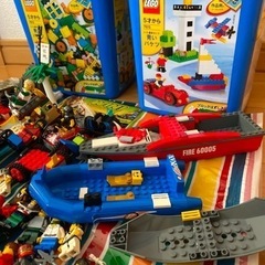レゴ　大量　ニンジャゴー　青いバケツ　レトロ　まとめ売りの画像