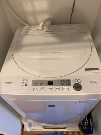 【取り引き決定しました。】洗濯機　1人暮らしに使用してました。