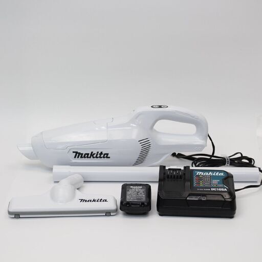 388)【美品】makita マキタ 充電式クリーナ CL107FD バッテリ 充電器セット