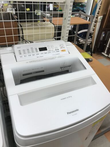 洗濯機 パナソニック NA-FW80S6 ※動作チェック済み/当店6ヶ月保証