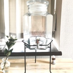 ガラス　ジャー　ドリンク　サーバー　おしやれ