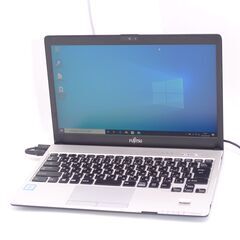 中古良品 新品爆速SSD 日本製 13インチ ノートPC 富士通 S936/M 第6世代 Core i5 8GB DVDRW 無線 Bluetooth Windows10 Office