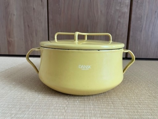 DANSK 両手鍋　イエロー