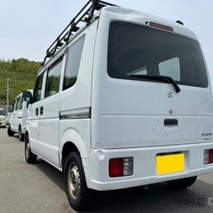 高年式☆月々1万円〜分割可‼️働くくるま軽バン入りました！車検2年付き！【名義変更代込み】車内広い！人気のスズキ エブリーバン☆走行 10万キロ台‼️両側スライドドア☆ ◯便利なルーフキャリア付き☆ドラレコ付き！そのまま乗って帰れます。の画像