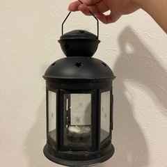 ランタン　IKEA 蝋燭もつけます　25日まで