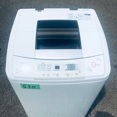 530番ハイアール✨電気洗濯機✨JW-K60F‼️