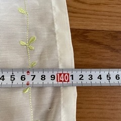 レースカーテン　横140縦100  ２枚セット　値下げしましたの画像