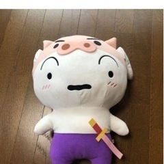 クレヨンしんちゃん　シロ　ぶりぶりざえもんぬいぐるみ