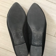 オリエンタルトラフィック　ぺたんこパンプス　黒の画像