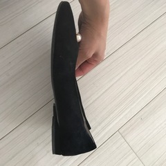 オリエンタルトラフィック　ぺたんこパンプス　黒の画像
