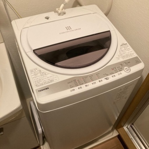 【引き取り先見つかりました】TOSHIBA 洗濯機　AW-7G9（W）スタークリスタルドラム
