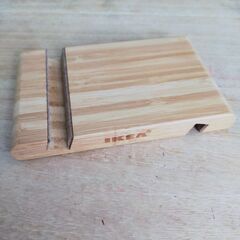 イケア　竹製スマホスタンド　