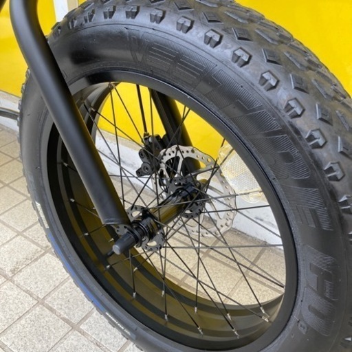 ★良品 BRONX ファットバイク 20インチ ブロンクス 自転車 ディスクブレーキ マットブラック 7段変速