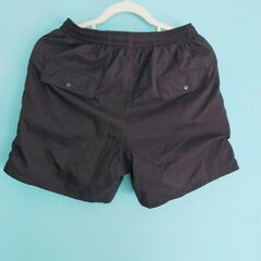 ハーフパンツ　黒　撥水の画像