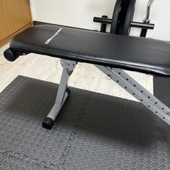 インクラインもできるトレーニングベンチの画像