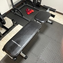 インクラインもできるトレーニングベンチの画像