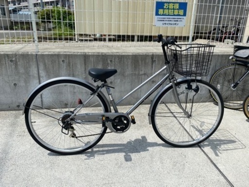 27インチ 6段 EICHEL 中古 自転車 シティサイクル 学生 通勤 通学