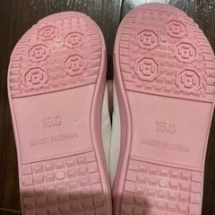 ※未使用【15(14)㎝】リラックマ　バレエシューズ(上履き)の画像