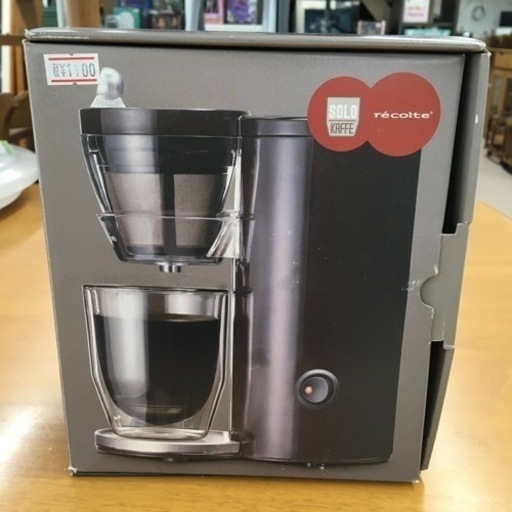 美原店　コーヒーメーカー　レコルト　ソロカフェ　SLK-1（BR)
