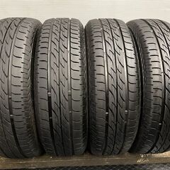 未走行に近い BS NEXTRY 155/65R13 13インチ 夏タイヤ 4本 2017年製 アルト パレット MAX ライフ ヴィヴィオ等　(MTA314)クレジットカード QRコード決済可能