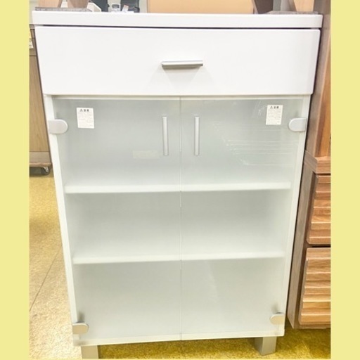 キャビネット 幅59cm アイリスオーヤマ 白