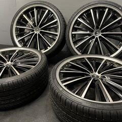 タイヤ新品 バランス調整済【GRENLANDAR 255/30R22】夏タイヤ【Weds kranze MAGISS マジス 22インチ 9J5HPCD120+36/+23】LS600等 (VTF570)クレジットカード QRコード決済可能