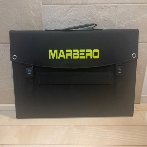 【未使用】MARBERO ソーラーパネル 100W 太陽光発電 自立スタンド付き USB/DC出力対応 