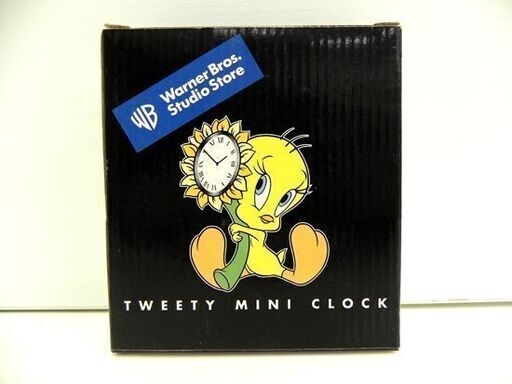 当時物！ LOONEY TUNES 1998年 TWEETY ミニクロック 置時計 ワーナーブラザース トゥイーティー ヴィンテージ 札幌市 厚別区