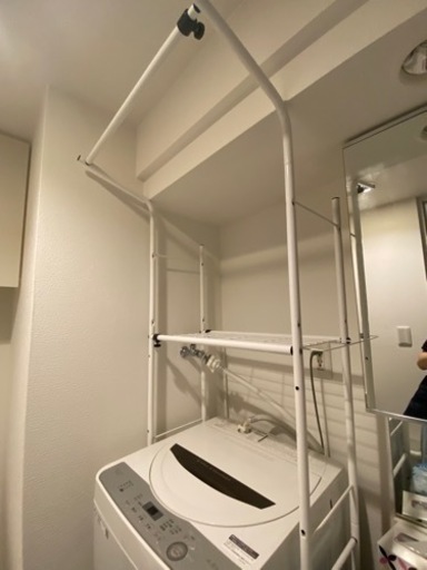 洗濯置き場　ラック